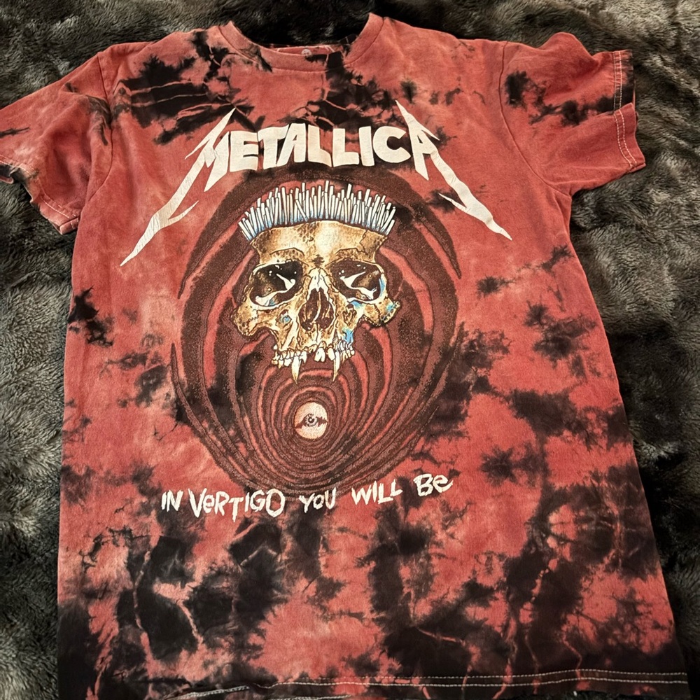 Metallica Tie-Dye Short Sleeve Tee